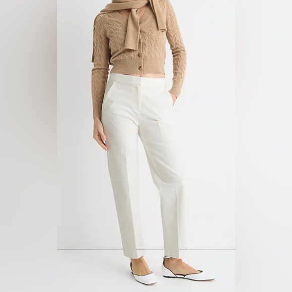 J CREW | 12| MADDIE TROUSER | Soft Wool Blend cotton and viscoses silk pockets - Picture 1 of 16